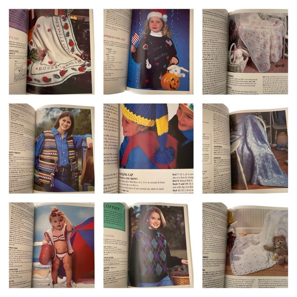 LEISURE ARTS Instruction Book In Love With Crochet for More Than 50 Projects - Picture 7 of 9